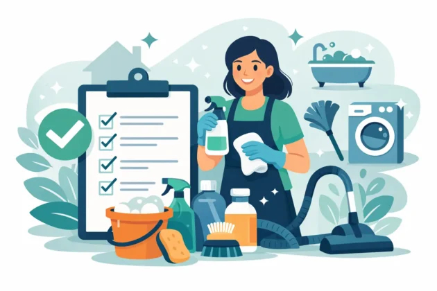 A Weekly Domestic Cleaning Checklist That Works 2 A Weekly Domestic Cleaning Checklist That Works
