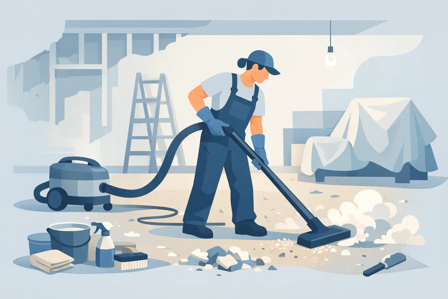 How to Clean After Builders Properly 1 How to Clean After Builders Properly