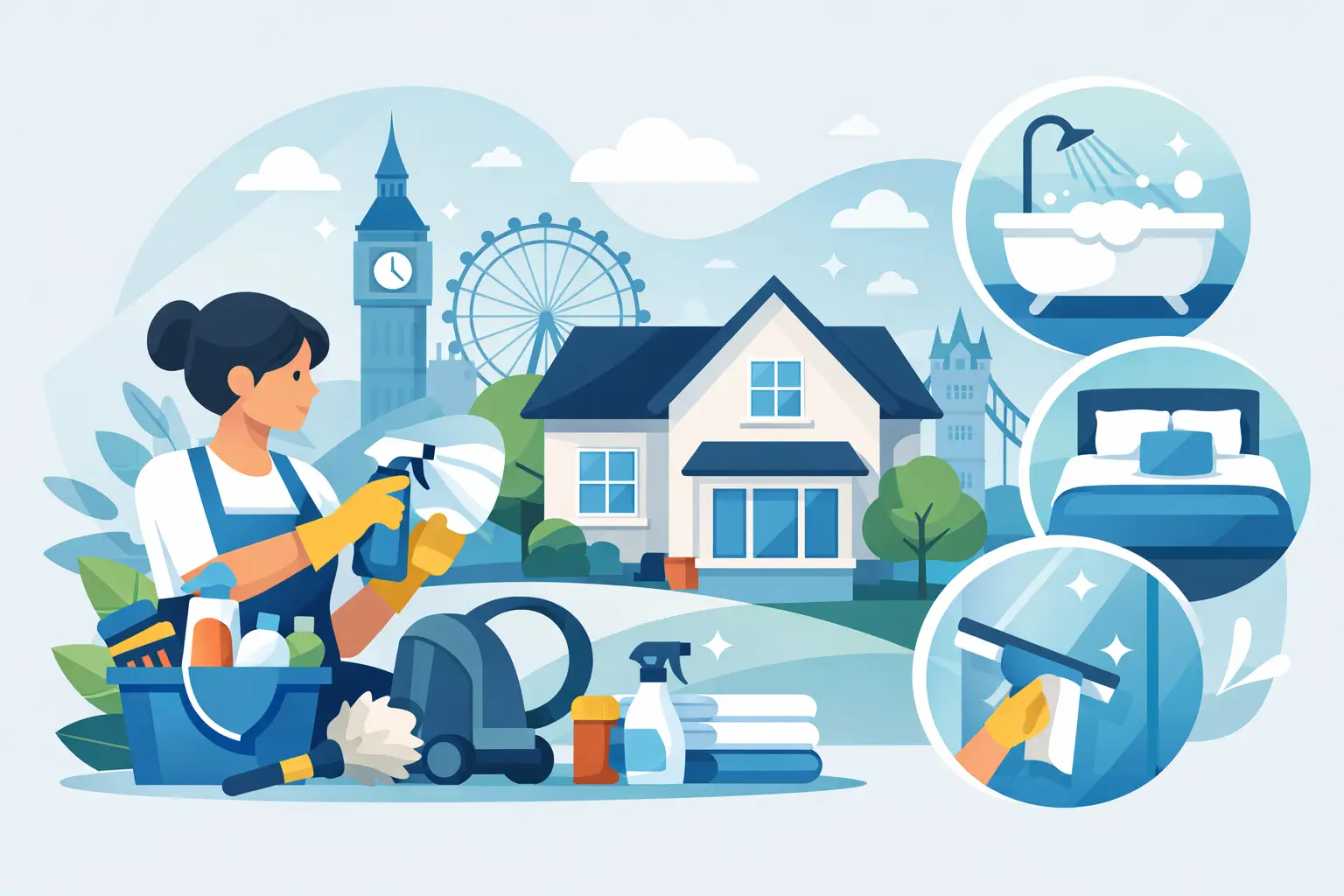 Residential Cleaning Services List for London Homes