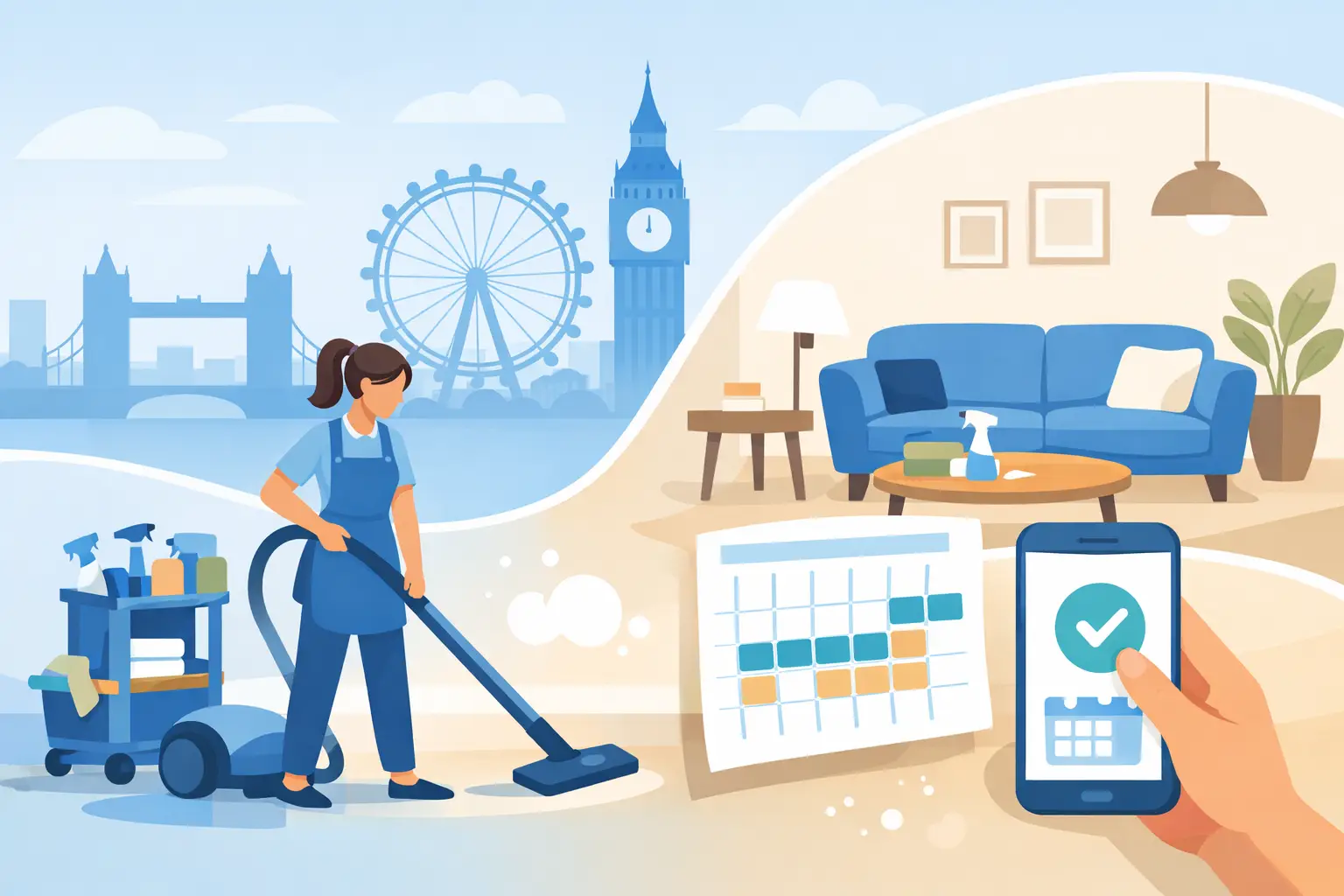 How to Book Recurring Cleaning in London