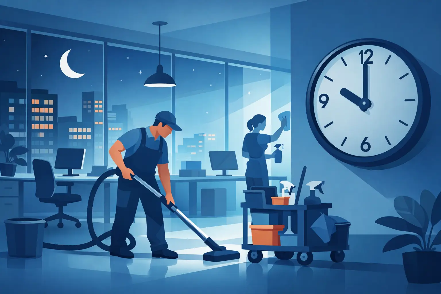Can Cleaners Work After Hours?