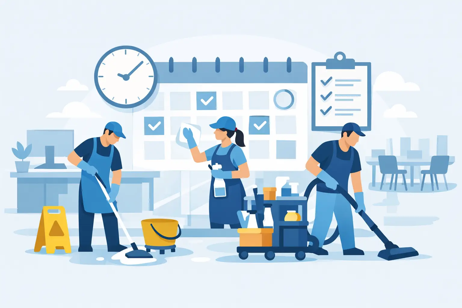 A Guide to Commercial Cleaning Schedules