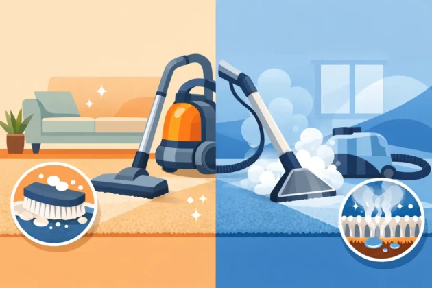 Carpet Cleaning vs Steam Cleaning Explained
