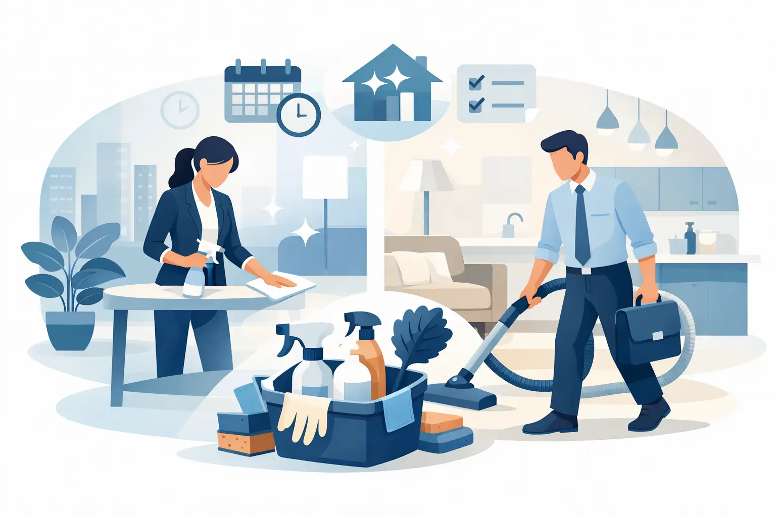 Best Cleaning Plan for Busy Professionals
