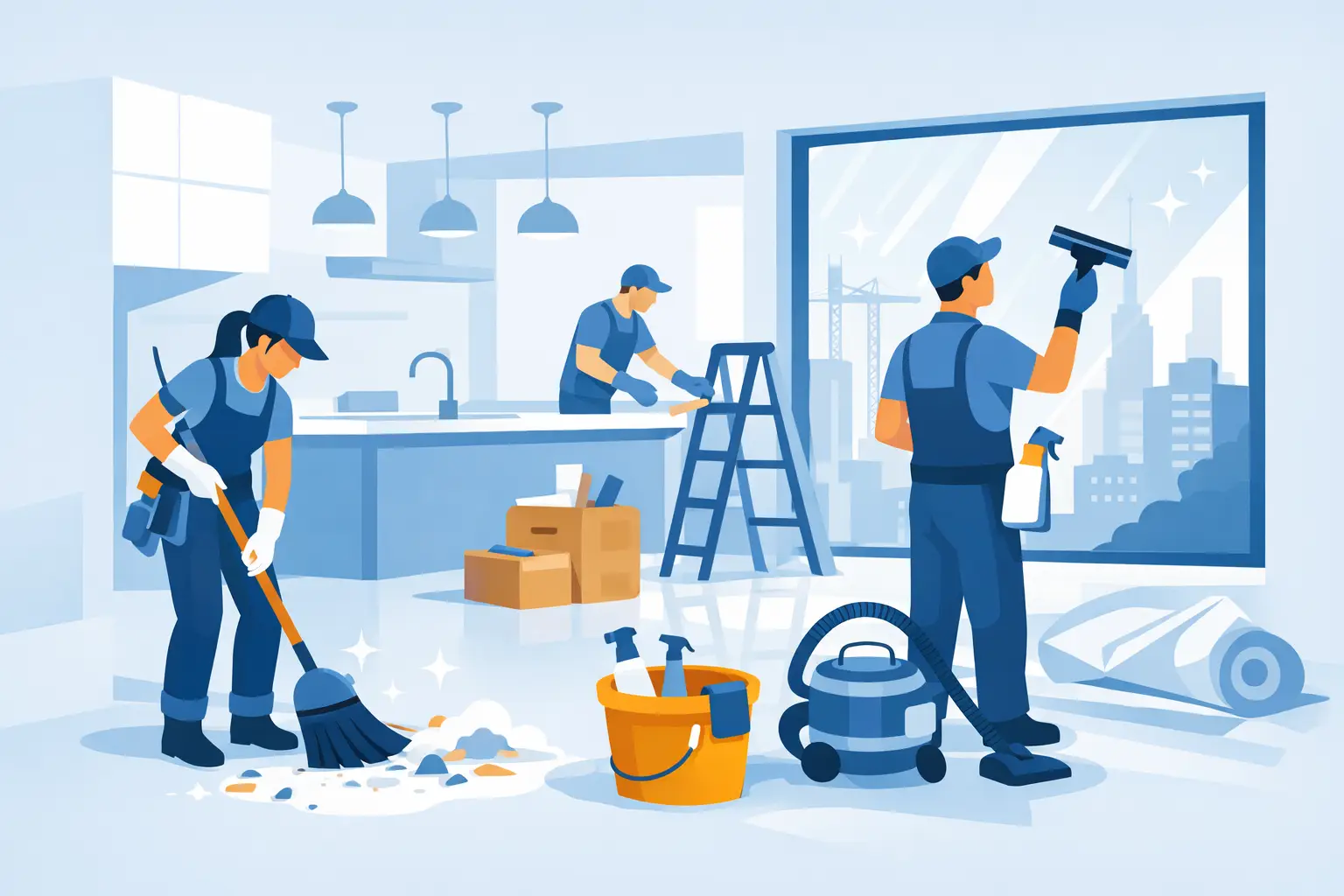 Post Builders Cleaning Services That Finish the Job