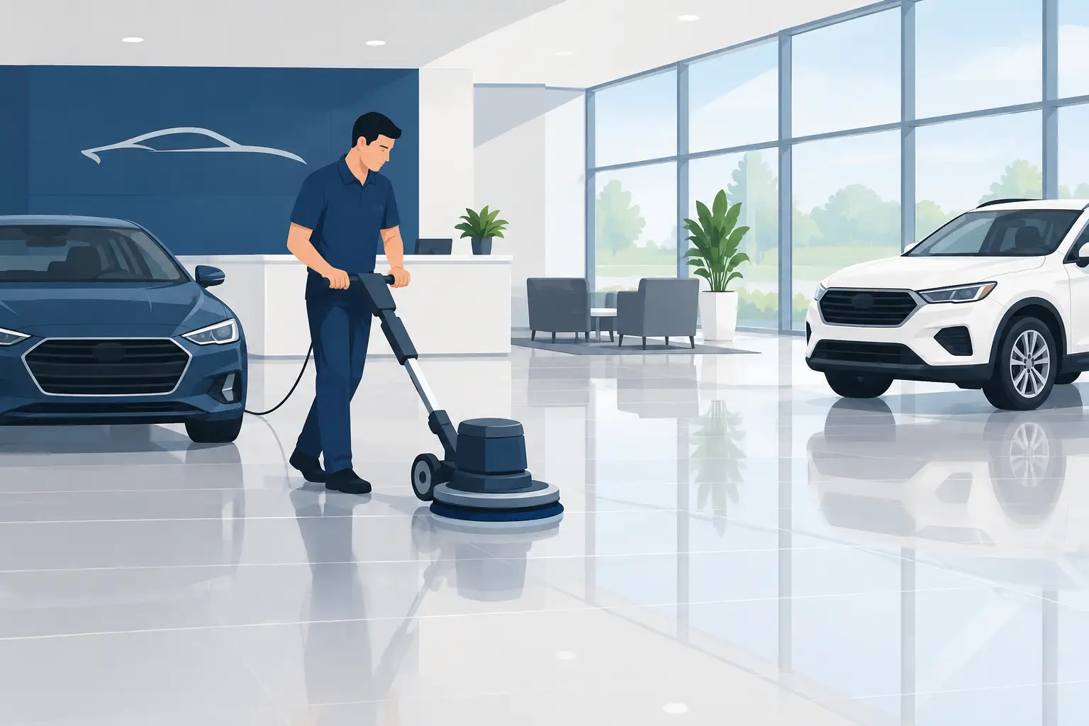 A Practical Guide to Showroom Floor Care