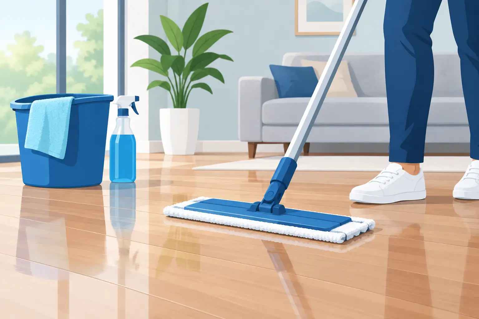 How to Clean Hard Flooring Without Damage
