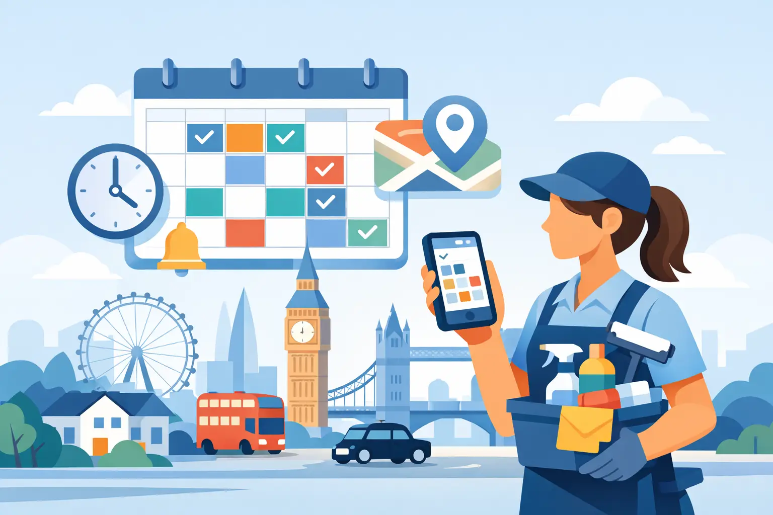 Smart Scheduling for Cleaners That Fits London Life