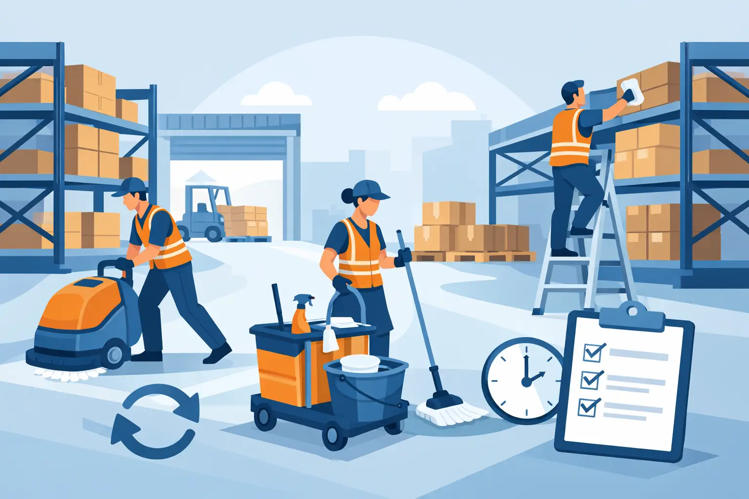 Warehouse Cleaning Example: A Practical Shift Plan