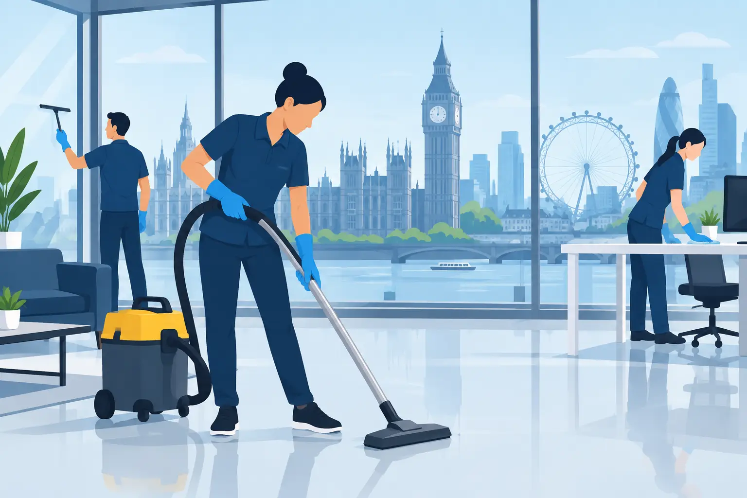 12 Commercial Cleaning Examples for London